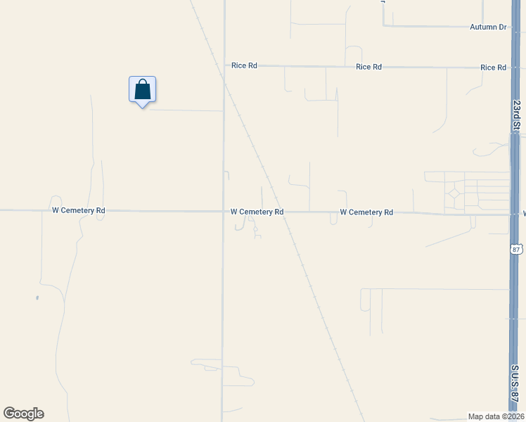 map of restaurants, bars, coffee shops, grocery stores, and more near 8330 West Cemetery Road in Canyon