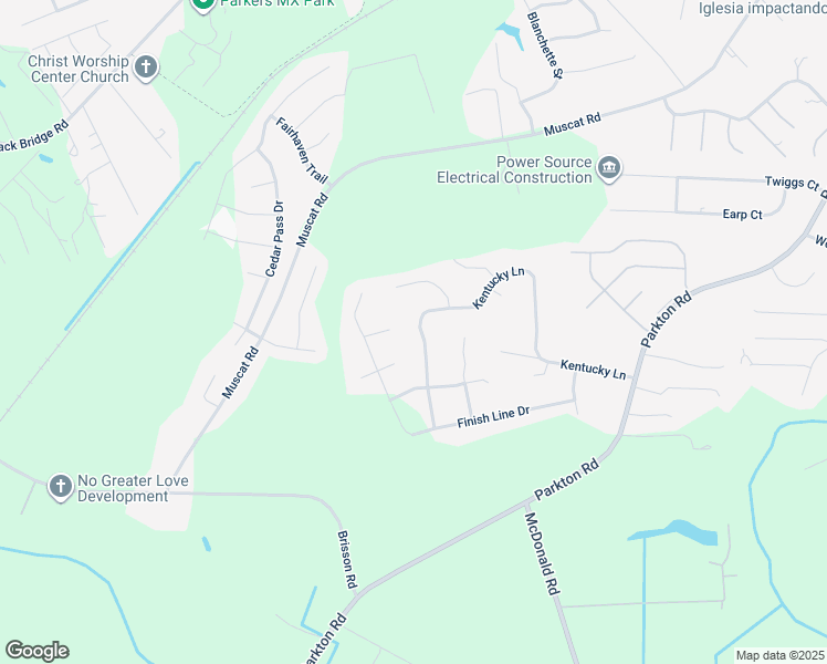 map of restaurants, bars, coffee shops, grocery stores, and more near 5530 Kentucky Lane in Hope Mills