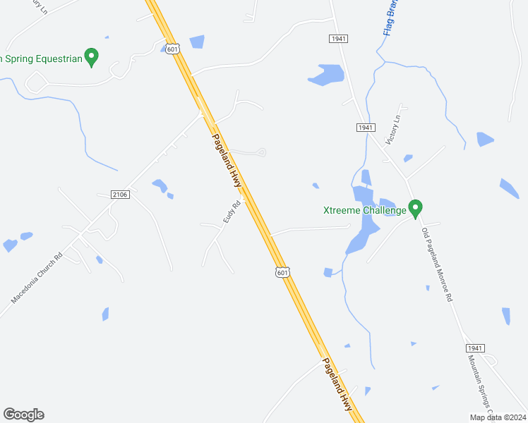 map of restaurants, bars, coffee shops, grocery stores, and more near 2811 Pageland Highway in Monroe