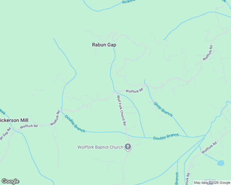 map of restaurants, bars, coffee shops, grocery stores, and more near 6580 Wolffork Road in Rabun Gap