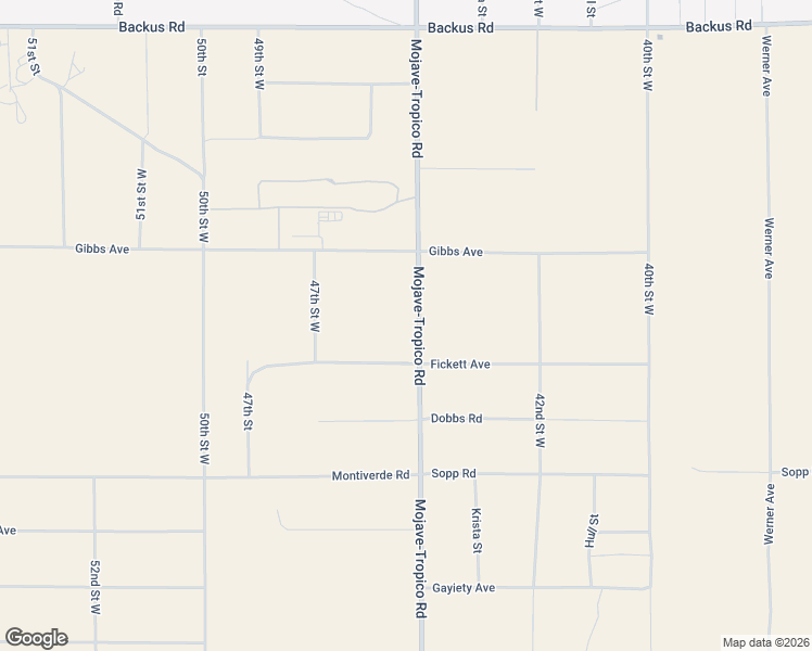 map of restaurants, bars, coffee shops, grocery stores, and more near 8311 Mojave-Tropico Road in Mojave