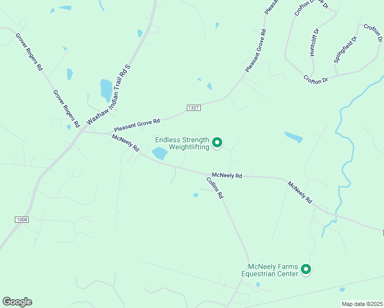 map of restaurants, bars, coffee shops, grocery stores, and more near 2809 Baker Circle in Marvin