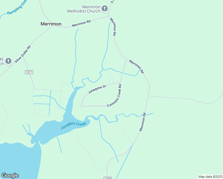 map of restaurants, bars, coffee shops, grocery stores, and more near 205 Jonaquins Drive in Beaufort