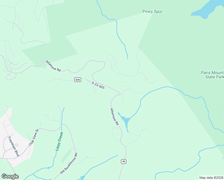 map of restaurants, bars, coffee shops, grocery stores, and more near 1311 Altamont Road in Greenville