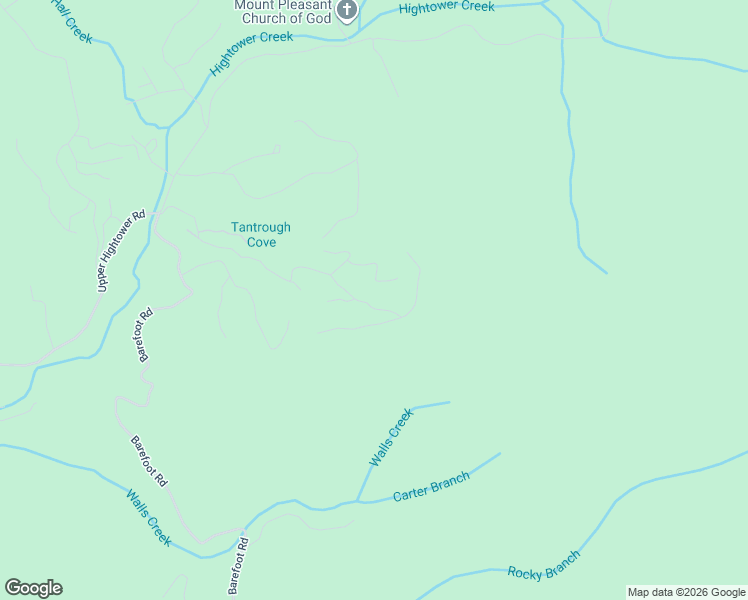 map of restaurants, bars, coffee shops, grocery stores, and more near 7027 Black Bear Trail in Hiawassee
