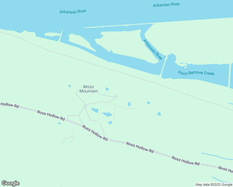 map of restaurants, bars, coffee shops, grocery stores, and more near 23700 Ross Hollow Road in Roland