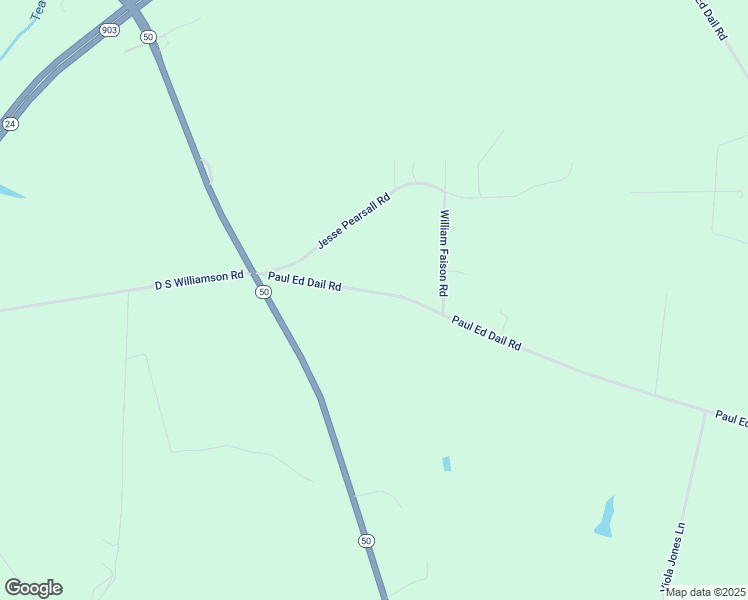 map of restaurants, bars, coffee shops, grocery stores, and more near 1134 Paul Ed Dail Road in Kenansville
