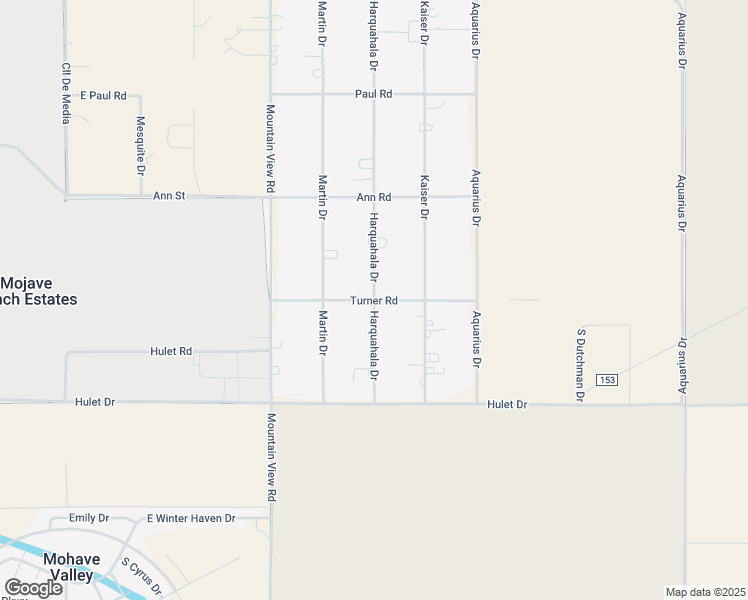 map of restaurants, bars, coffee shops, grocery stores, and more near Turner Rd in Mohave Valley