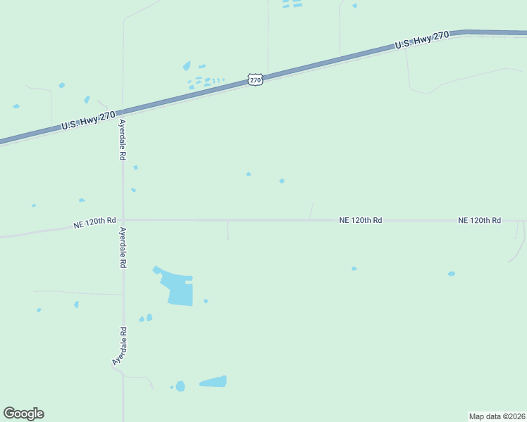 map of restaurants, bars, coffee shops, grocery stores, and more near 10426 Northeast 120th Road in Red Oak