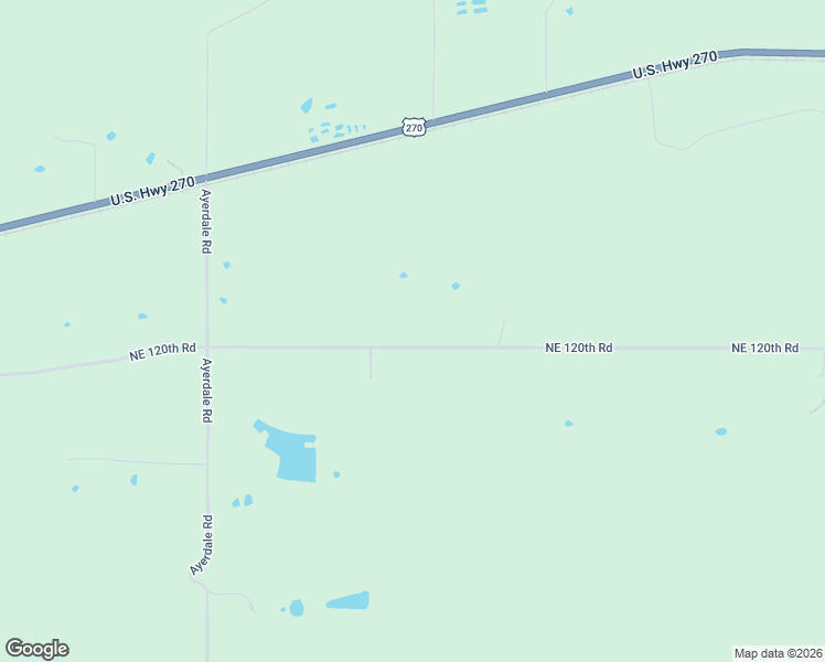 map of restaurants, bars, coffee shops, grocery stores, and more near 10426 Northeast 120th Road in Red Oak