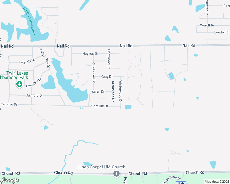 map of restaurants, bars, coffee shops, grocery stores, and more near 5630 Crestwood Drive in Horn Lake