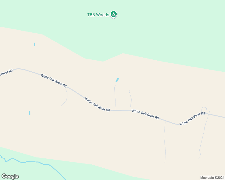 map of restaurants, bars, coffee shops, grocery stores, and more near 5120 White Oak River Road in Maysville