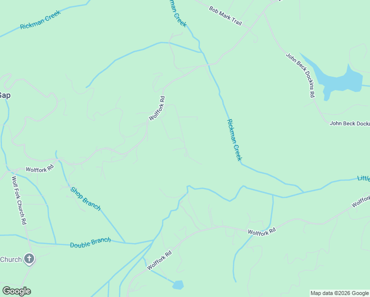 map of restaurants, bars, coffee shops, grocery stores, and more near 156 Legendary Lane in Rabun Gap