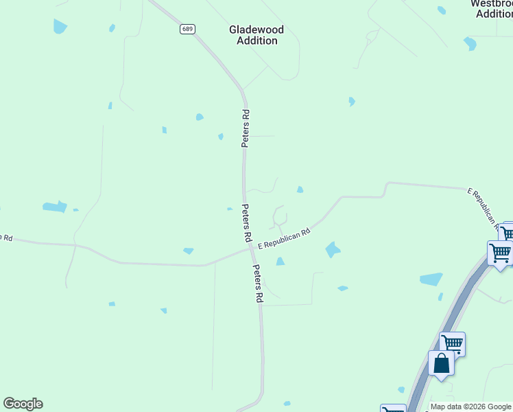map of restaurants, bars, coffee shops, grocery stores, and more near 8406 Peters Road in Cabot