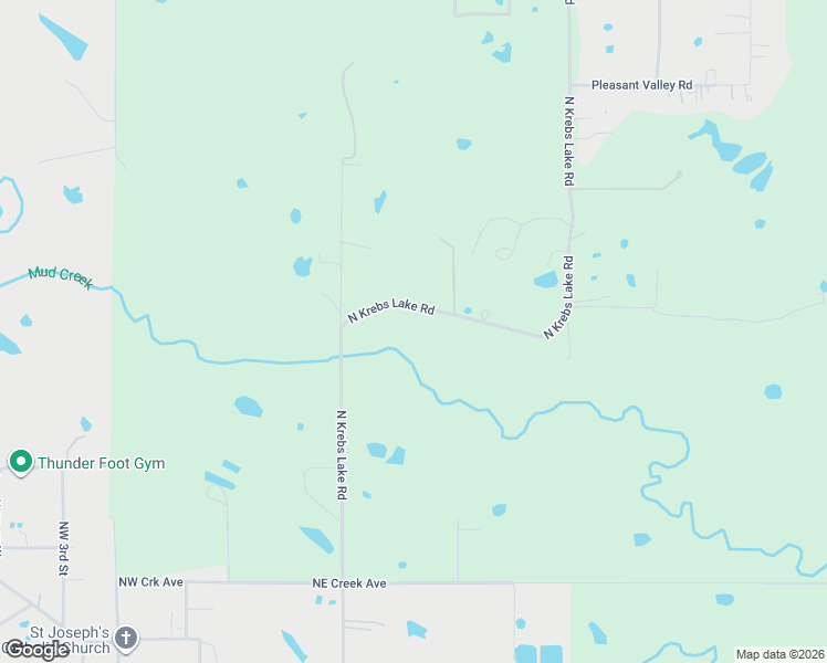 map of restaurants, bars, coffee shops, grocery stores, and more near 1148 North Krebs Lake Road in McAlester