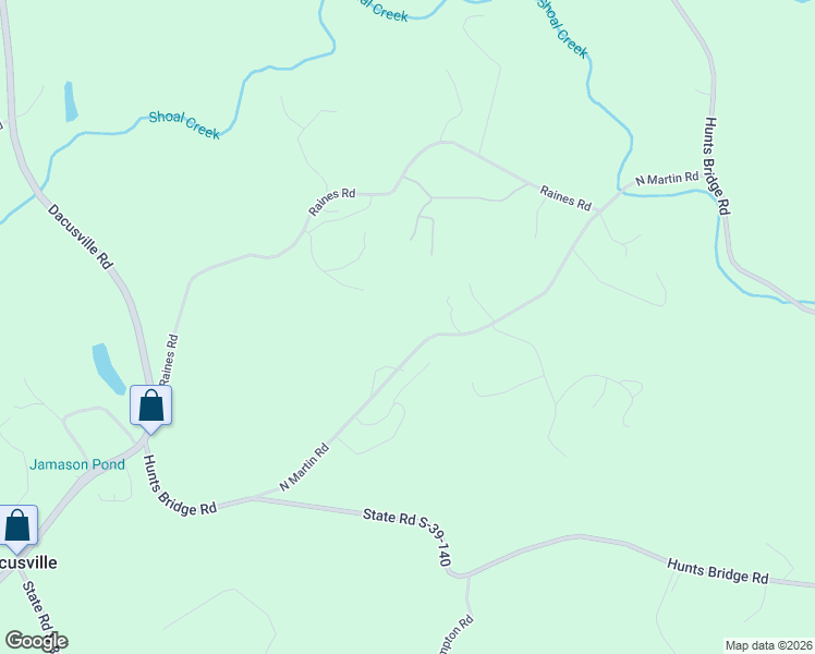 map of restaurants, bars, coffee shops, grocery stores, and more near 517 North Martin Road in Easley