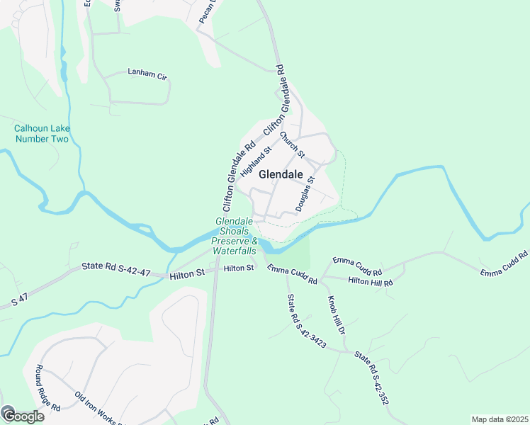 map of restaurants, bars, coffee shops, grocery stores, and more near Broadway Street in Glendale