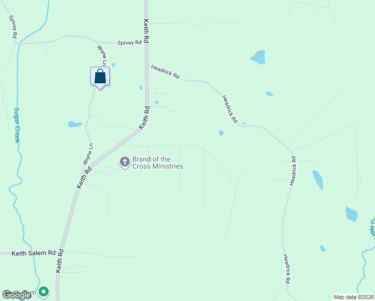 map of restaurants, bars, coffee shops, grocery stores, and more near 338 Condra Road in Ringgold