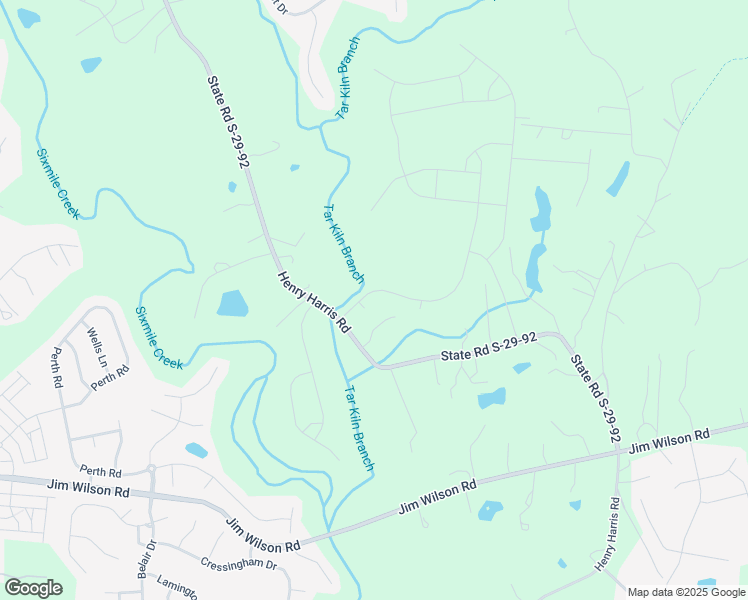 map of restaurants, bars, coffee shops, grocery stores, and more near 7974 Henry Harris Road in Fort Mill