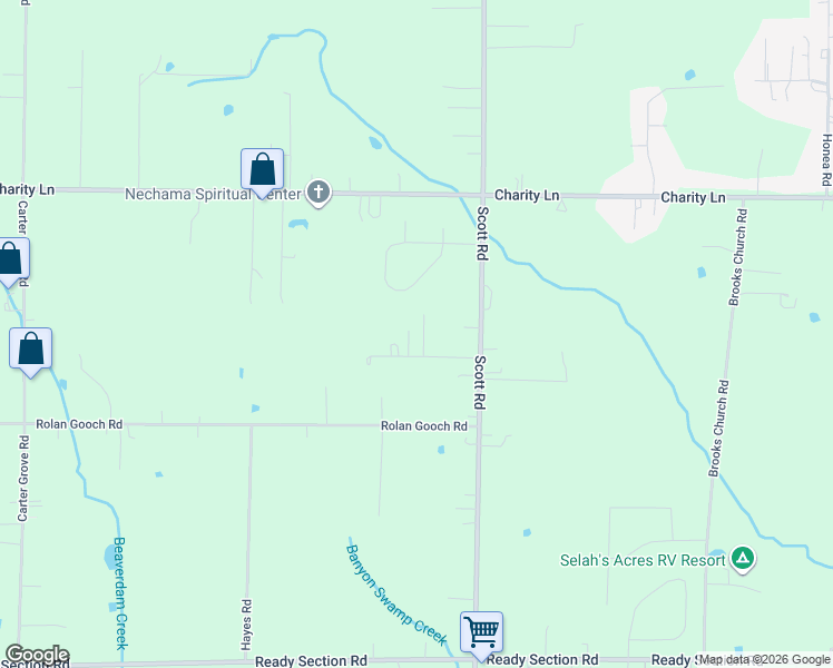 map of restaurants, bars, coffee shops, grocery stores, and more near 161 Luna Ln in Hazel Green