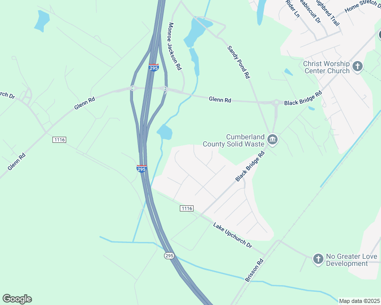 map of restaurants, bars, coffee shops, grocery stores, and more near 6437 Algerian Drive in Parkton