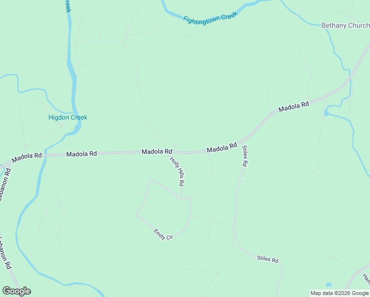 map of restaurants, bars, coffee shops, grocery stores, and more near 2620 Madola Road in Epworth