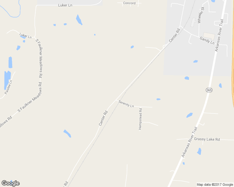 map of restaurants, bars, coffee shops, grocery stores, and more near 120 Center Road in Mayflower