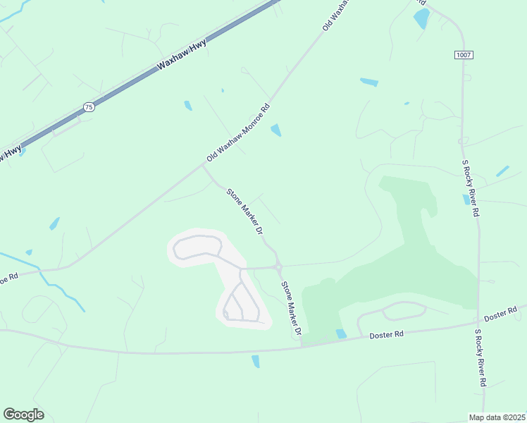 map of restaurants, bars, coffee shops, grocery stores, and more near Stone Manor Drive in Monroe