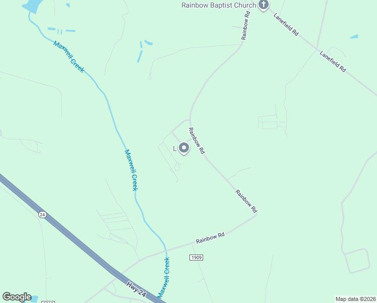 map of restaurants, bars, coffee shops, grocery stores, and more near 132 Charlie Glaspie Lane in Warsaw