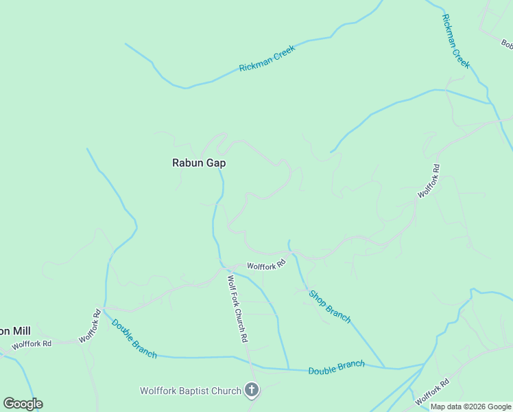 map of restaurants, bars, coffee shops, grocery stores, and more near 460 Smokehouse Knob Drive in Rabun Gap