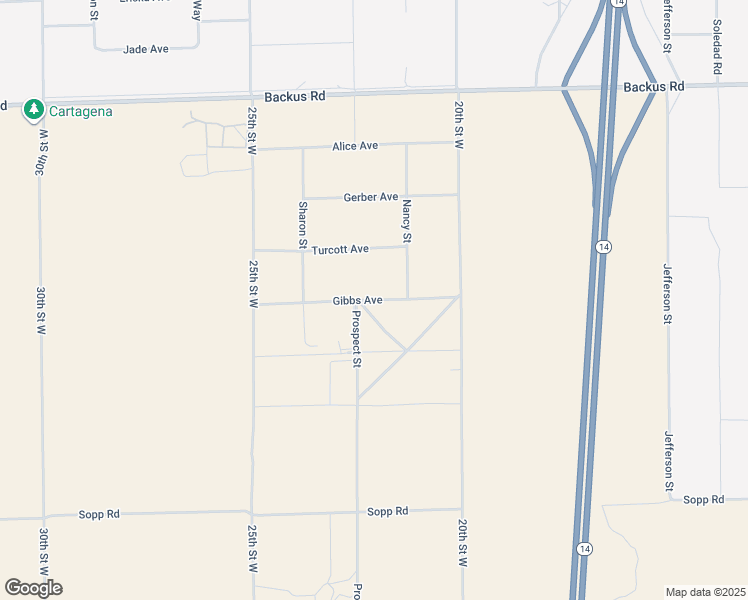 map of restaurants, bars, coffee shops, grocery stores, and more near 2265 Gibbs Avenue in Mojave