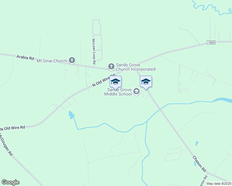 map of restaurants, bars, coffee shops, grocery stores, and more near 8452 North Old Wire Road in Lumber Bridge