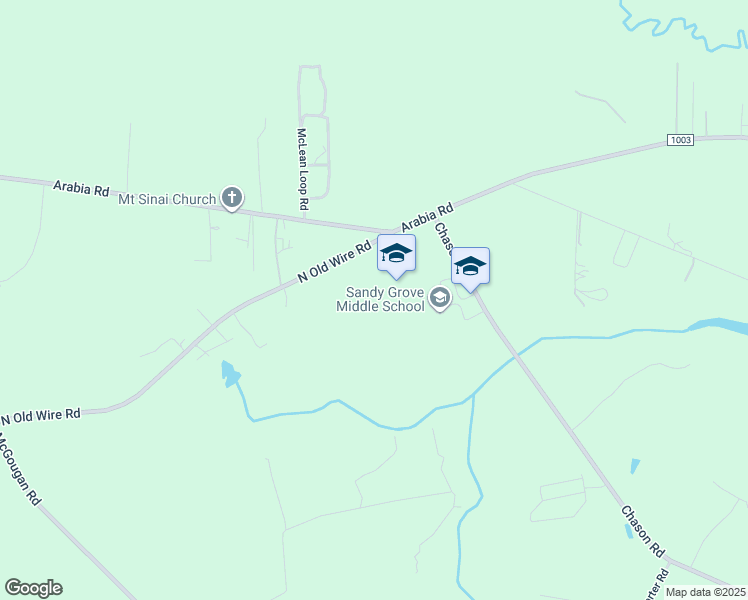 map of restaurants, bars, coffee shops, grocery stores, and more near 8452 North Old Wire Road in Lumber Bridge