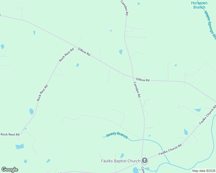 map of restaurants, bars, coffee shops, grocery stores, and more near 3342 Gilboa Road in Wingate