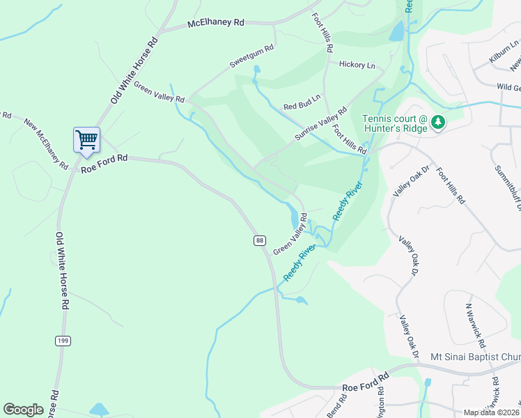 map of restaurants, bars, coffee shops, grocery stores, and more near 1912 Roe Ford Road in Greenville
