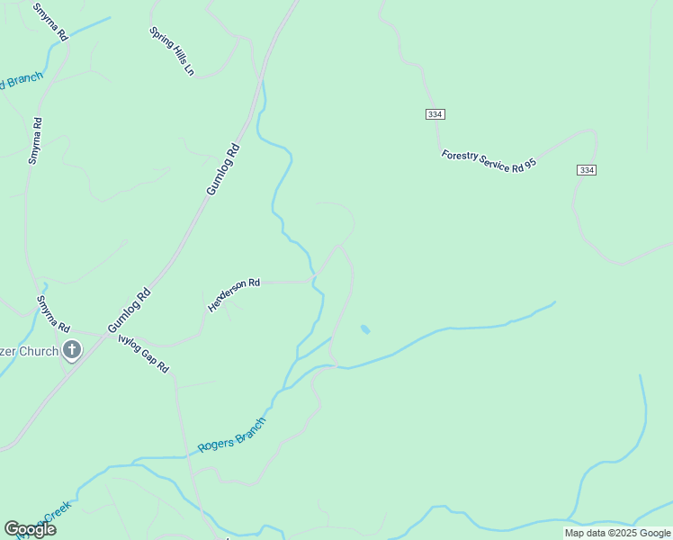 map of restaurants, bars, coffee shops, grocery stores, and more near 884-898 Henderson Road in Young Harris