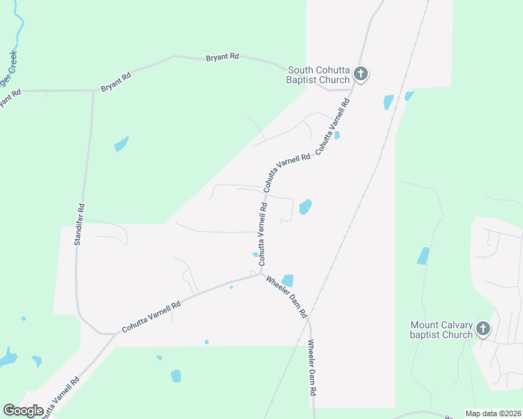 map of restaurants, bars, coffee shops, grocery stores, and more near 4952-5008 Cohutta Varnell Road in Cohutta