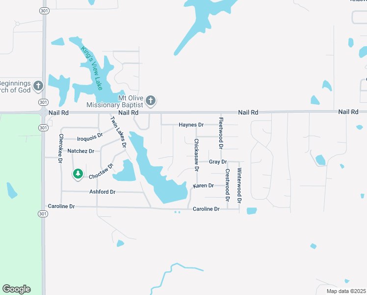 map of restaurants, bars, coffee shops, grocery stores, and more near 5285 Longwood Cove in Horn Lake