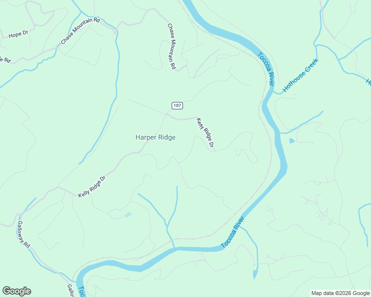 map of restaurants, bars, coffee shops, grocery stores, and more near 184 Jordan Drive in Blue Ridge