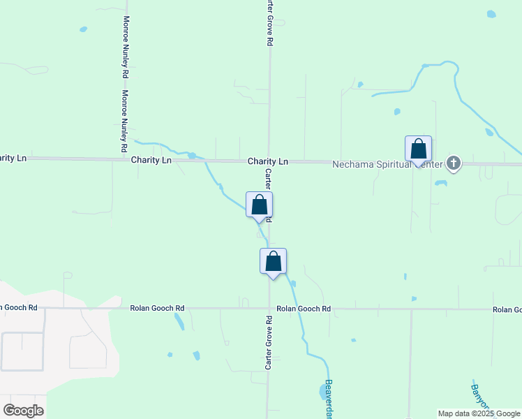 map of restaurants, bars, coffee shops, grocery stores, and more near 1334 Carter Grove Road in Hazel Green