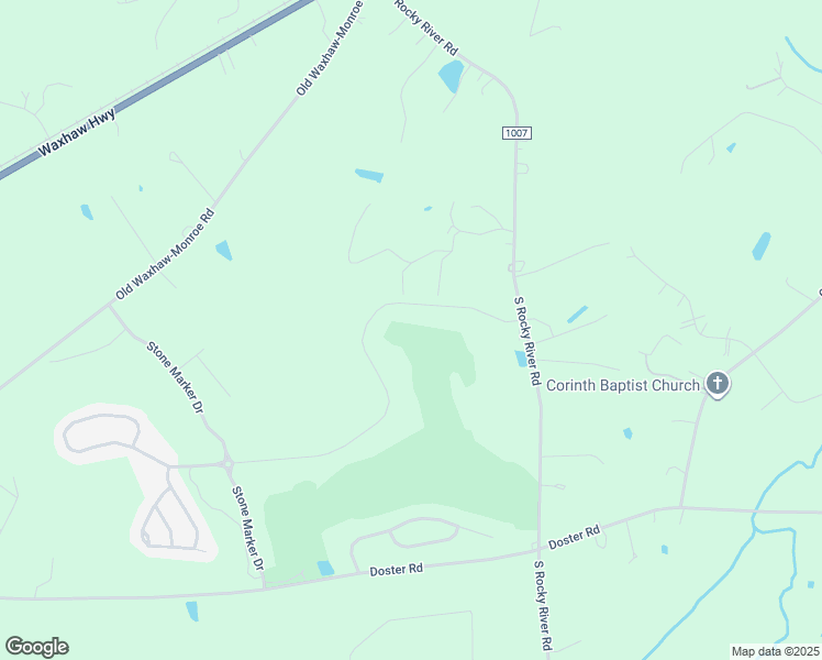 map of restaurants, bars, coffee shops, grocery stores, and more near 3600 Doster Road in Monroe