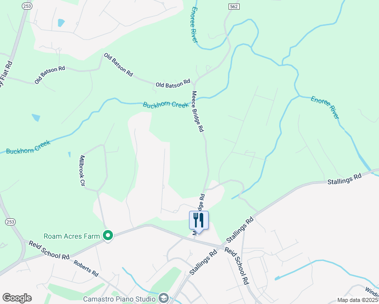 map of restaurants, bars, coffee shops, grocery stores, and more near 111 Meece Bridge Road in Taylors