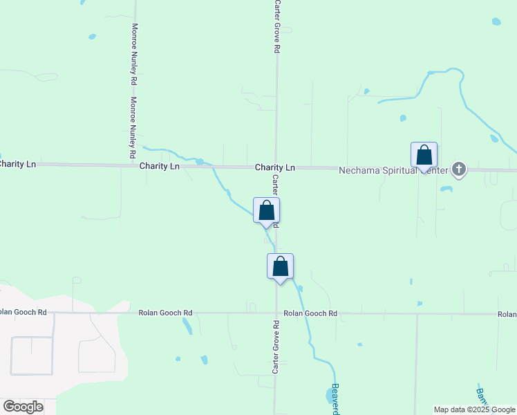map of restaurants, bars, coffee shops, grocery stores, and more near 1342 Carter Grove Road in Hazel Green