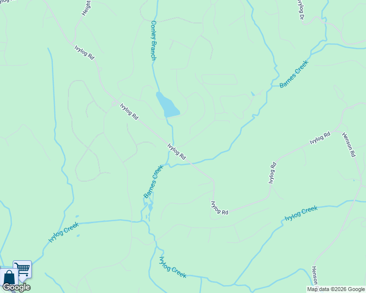 map of restaurants, bars, coffee shops, grocery stores, and more near 2794 Ivylog Road in Blairsville