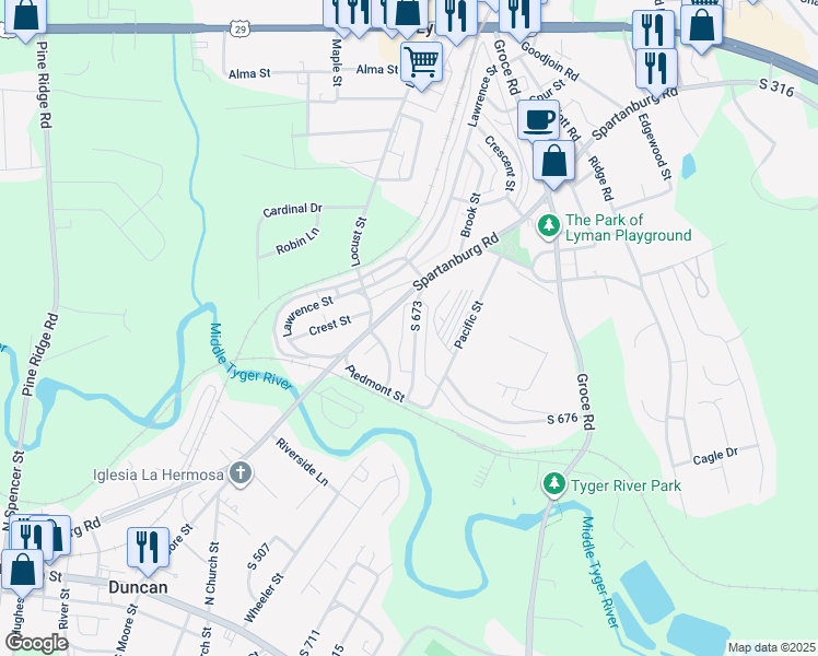 21 South 673, Lyman SC Walk Score