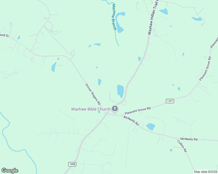 map of restaurants, bars, coffee shops, grocery stores, and more near 2800 Grover Rogers Road in Waxhaw