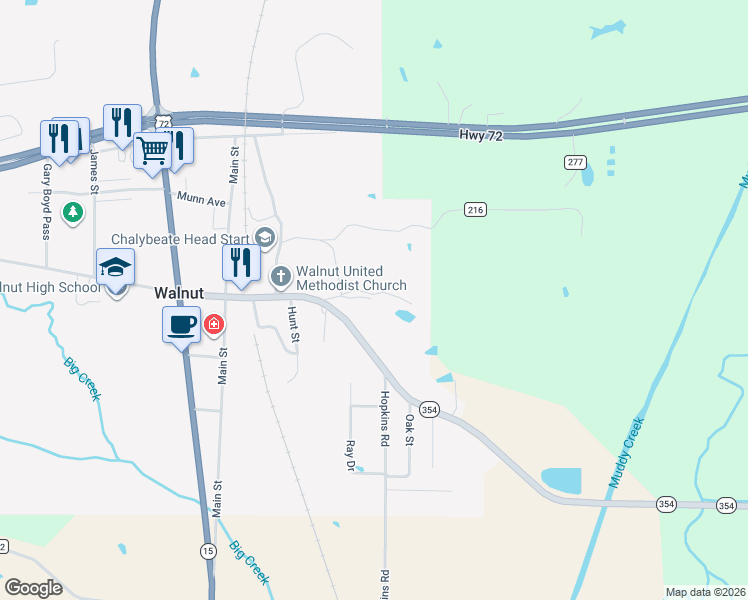 map of restaurants, bars, coffee shops, grocery stores, and more near 80 Bell Lane in Walnut