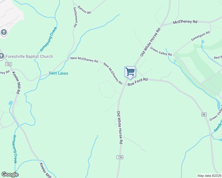 map of restaurants, bars, coffee shops, grocery stores, and more near 1245 New McElhaney Road in Travelers Rest