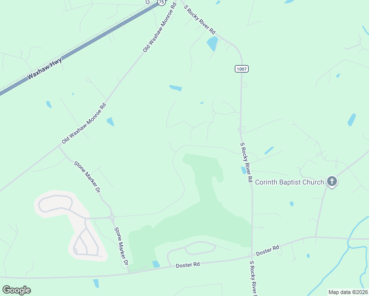 map of restaurants, bars, coffee shops, grocery stores, and more near 3600 Doster Road in Monroe