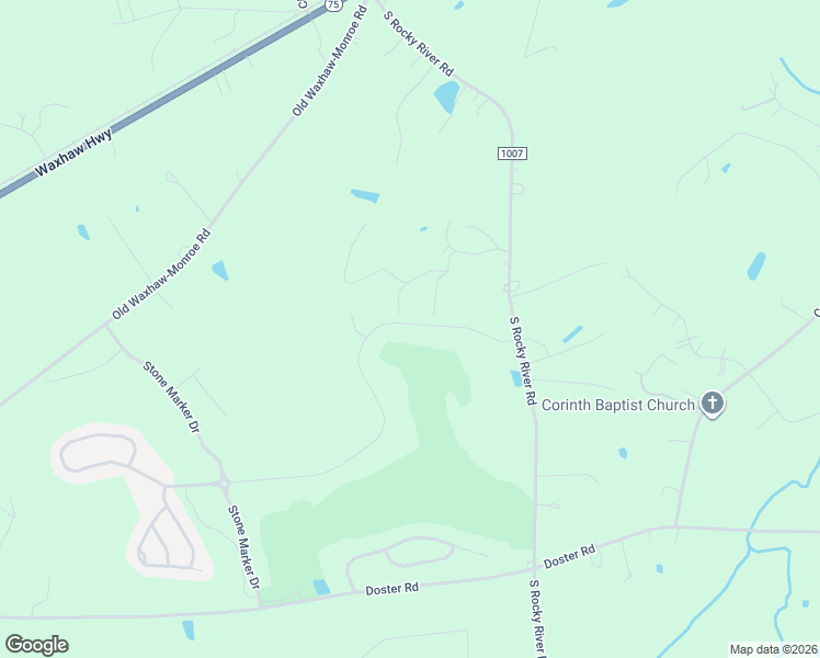map of restaurants, bars, coffee shops, grocery stores, and more near 3600 Doster Road in Monroe